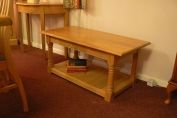 Oak Coffee Table with shelf