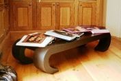 Curved leg coffee table