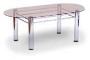 Stomy Chrome Oblong Coffee Table