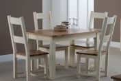Isthmus Extending Dining Table with 6 Dining Chairs