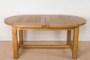 Trewick Oak Oval Butterfly Dining Table