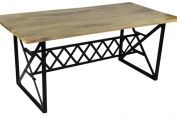 Industrial Zigzag 8 Seater Dining Table