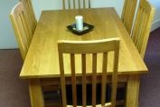 Special Promotion Metro Large Fixed Top Dining Table