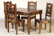 Jali Sheesham 4-Seater Dining Set
