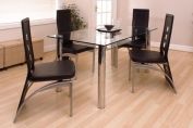 Hastings Clear Dining Set
