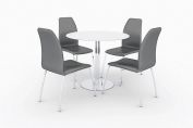 Ezra Dining Table & 4 Arlo Chairs