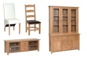 New Contemporary Oak Living and Dining