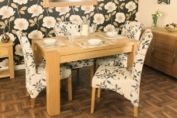 Aston Oak 4 Seater Dining Table Baumhaus Contemporary Oak Furniture