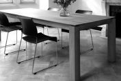 Stretch Teak extendable table