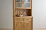 Arianne Natural Solid Oak Glazed Dresser