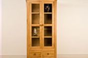 Devon Oak Display Cabinet Devon Oak Display Cabinet