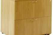 Arista Desk High Side Filer Oak