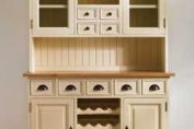 Mottisfont Painted Pine Dresser With Built In Wine Rack