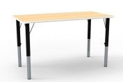 Rectangular Height Adjustable Classroom Table (1100mm w)