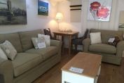 Light Fabric Sofas Set