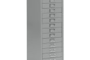 Bisley SoHo Multidrawer Cabinet 15-Drawer H860mm Grey