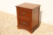 BV DETAILED FILING CABINET 2 DRAWER MEDIUM TONED