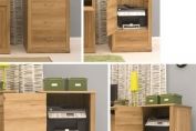 Mobel Oak Printer Cupboard