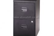 Bisley A4 Homefiler 2 Drawer Black