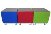 Albion Fabric Pouffes