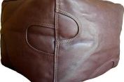 Brown Buffalo Leather Cube