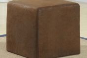 Cube-RUBBED THRU LEATHER EFFECT