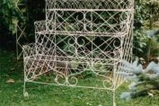 Stunning three tier wrought iron and wire flower