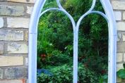 Arch Window Mirror-Shabby Chic 112cm Tall