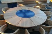 Tables with chairs