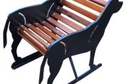Single Seater Labrador Dog Bench