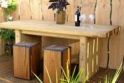 Green Oak Table