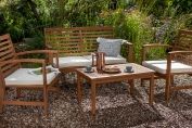WOODEN COFFEE SET
