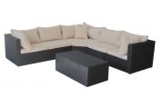 Cannes 6 pc Modular Sofa Set - 2 x Cannes Middle Seats, 2 x Cannes Corner Seats, 1 x Triangular Corner Seat and 1 Coffee Table
