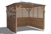 Erin Gazebo - Half Height Solid Wall