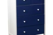 Sweet Dreams Ruby Blue 5 Drawer Chest