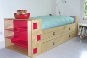 Double kids bed