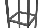 Cube Bar Stool White