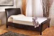 Brown Bedroom Leather Bed
