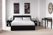 Serene Tuscany Ottoman Faux Leather Bed Frame
