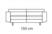 Strada Italian Leather Sofa