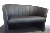 Nero Leather Sofa - 2 Seater