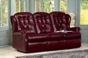 Sherborne - Lynton Small Manual/Powered Reclining 3-Seater Settee