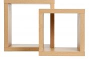 Hudson Oak 2 Cube Shelf Kit