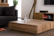 Groove Teak coffee table