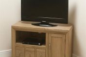Arianne Solid Oak Small Corner TV Cabinet