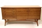 1950's Alfred Cox Walnut Sideboard