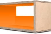 Birch Wood & Lava Orange CD Unit