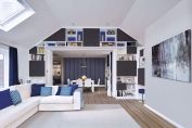 Blue Contemporary Lounge