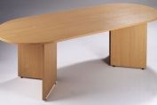 2.4m Radial End Boardroom Table