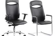 Linea Black Leather Executive Chair